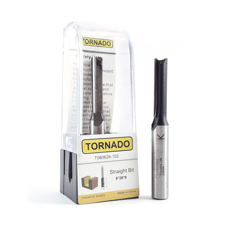 تیغ شیارزن 6 میل کارگیر 26 تورنادو T080626-102 - تصویر 1