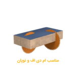 تیغ اره ام دی اف بر 96*30 اینترنشنال کد UN3D 0600 - تصویر 2