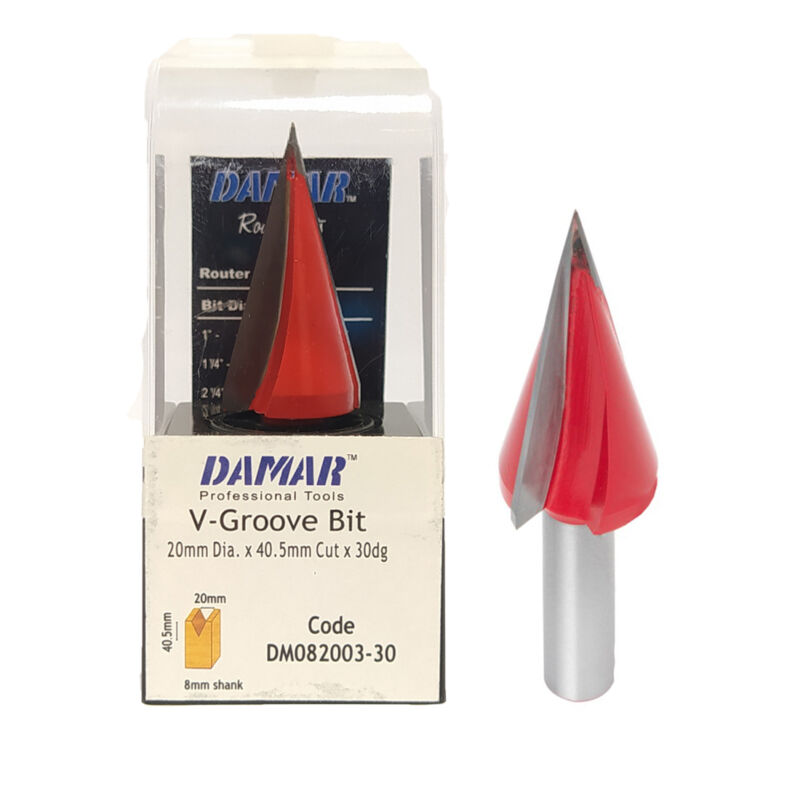 تیغ-وی-30-درجه-قطر-20-کارگیر-40-دامار-DM082003-30 تیغ وی شکل 30 درجه قطر 20 کارگیر 40/5 دامار DM082003-30