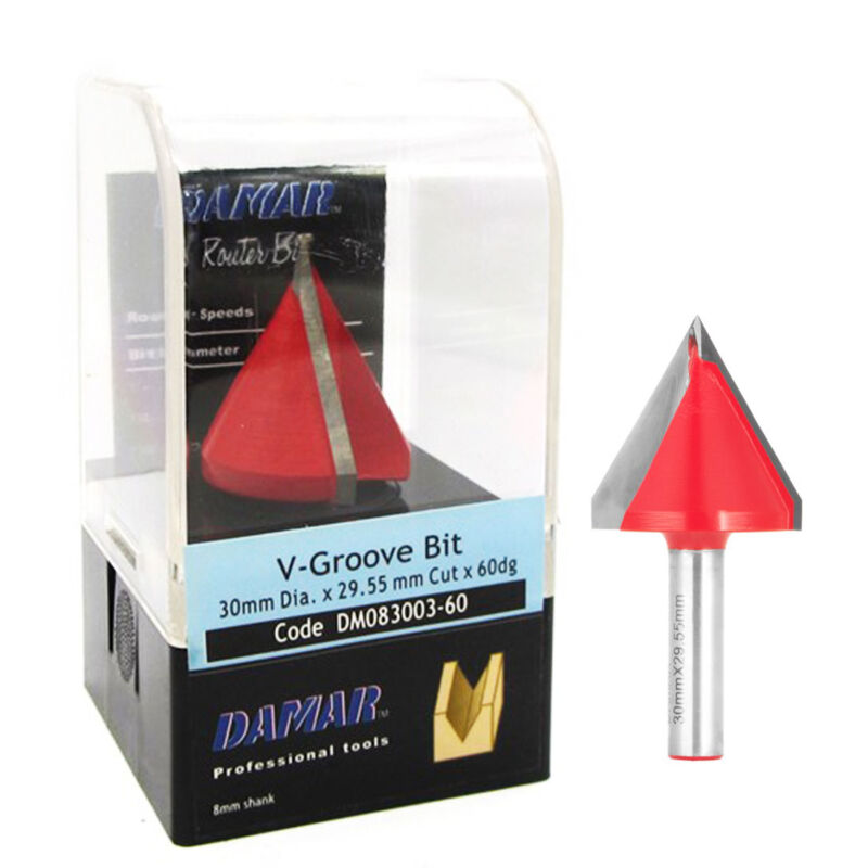 تیغ-وی-60-درجه-دامار-قطر-30-کارگیر-29-تیغ-حکاکی-60-درجه-DM083003-60 فرز حکاکی 60 درجه دامار قطر 30 کارگیر 29 کد DM083003-60