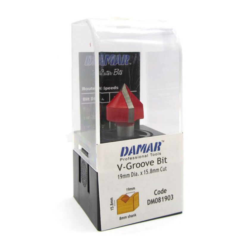 فرز حکاکی 90 درجه دامار قطر 19 DM081903